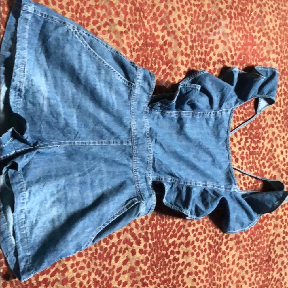 Blue jean romper NWT Windsor